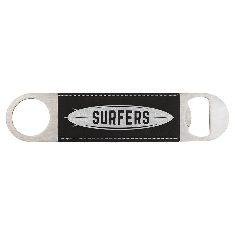 Customizable Leatherette Bottle Openers