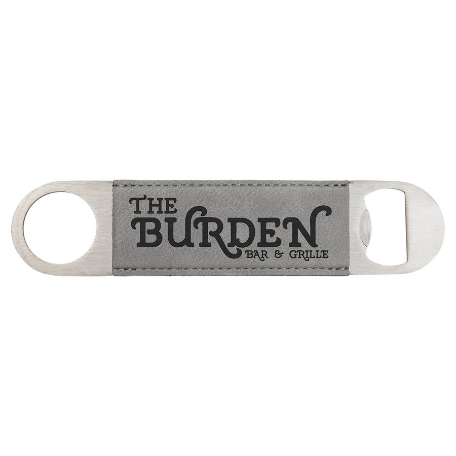 Customizable Leatherette Bottle Openers