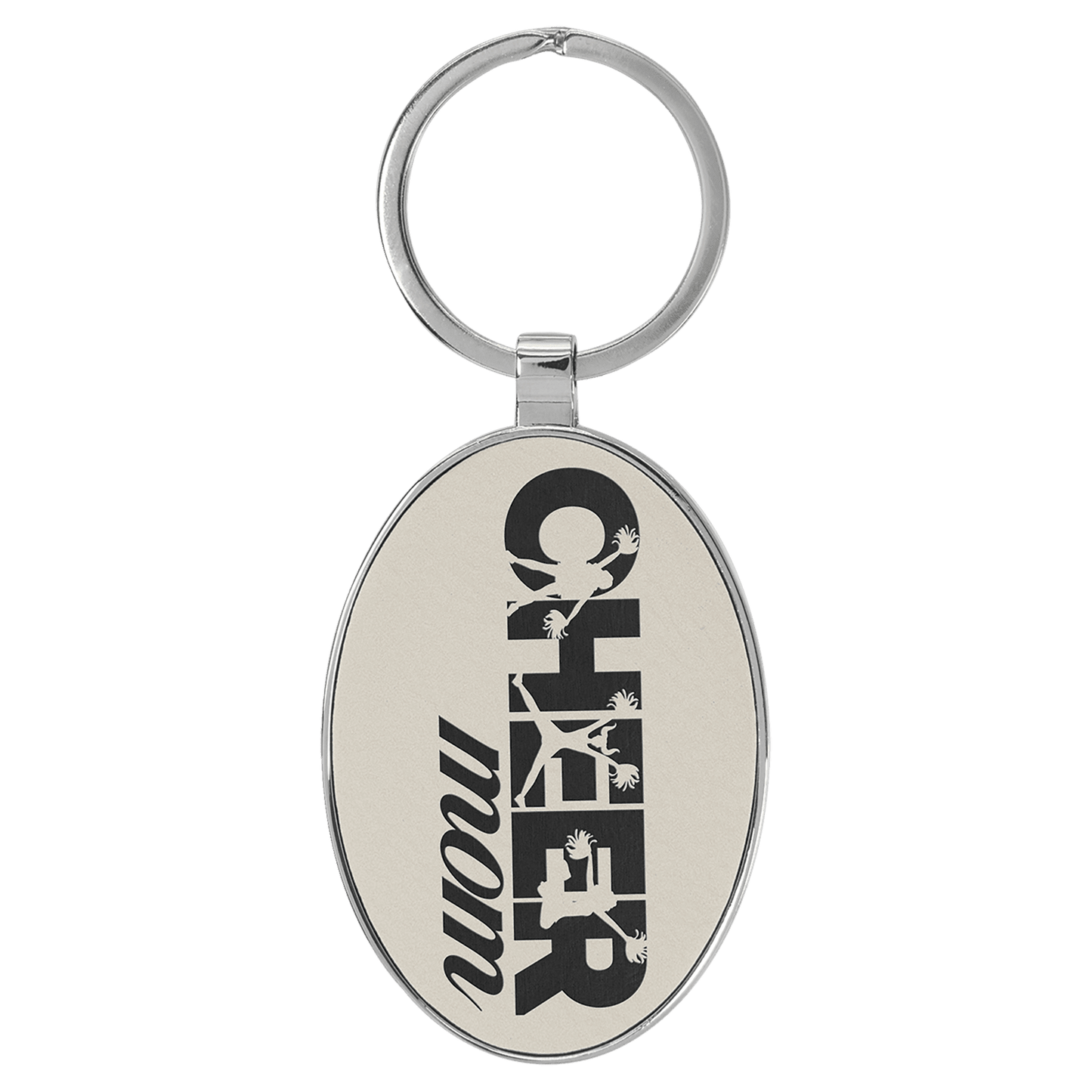 Leather Keychain - Round