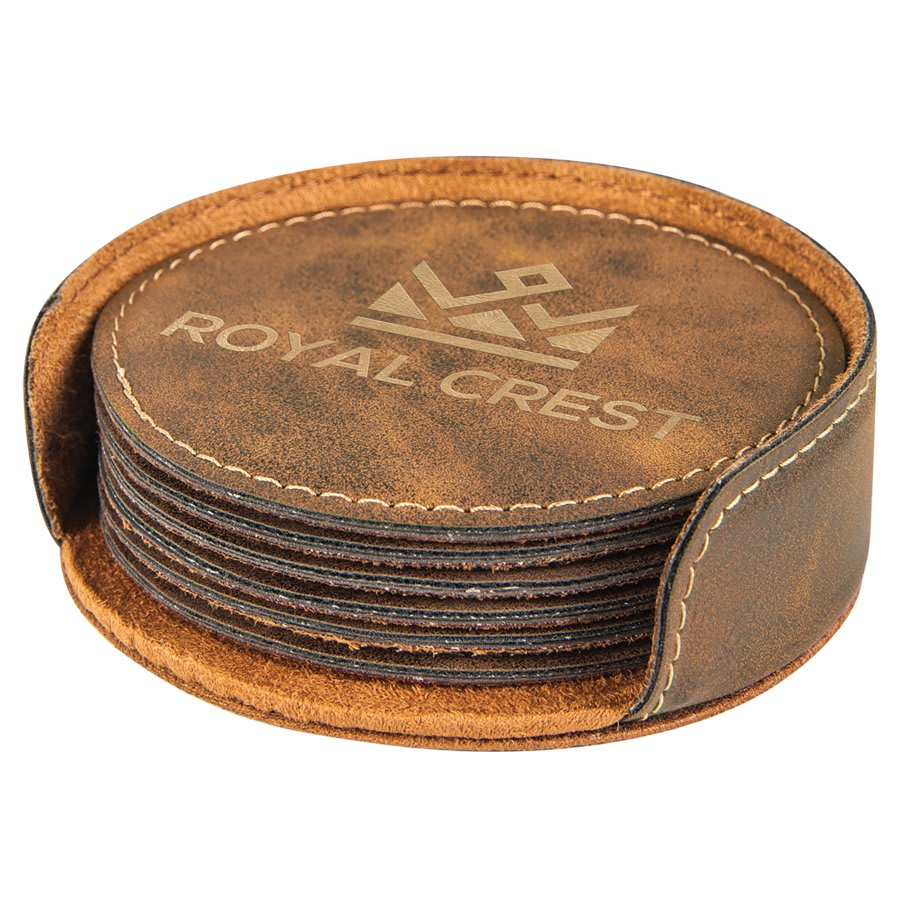Leatherette Coaster
