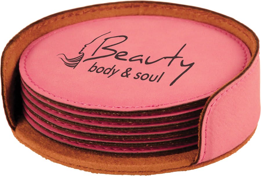 Leatherette Coaster