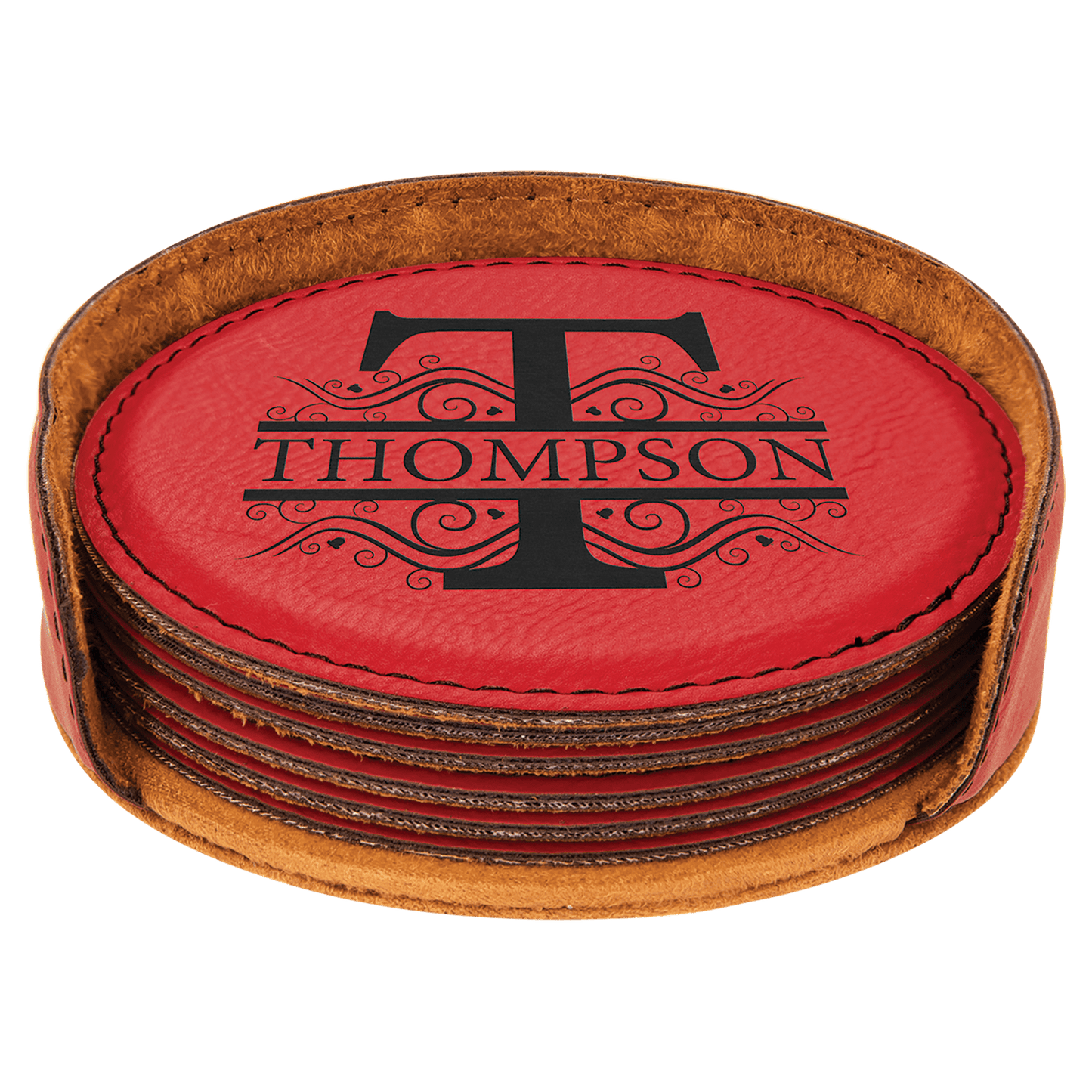 Leatherette Coaster