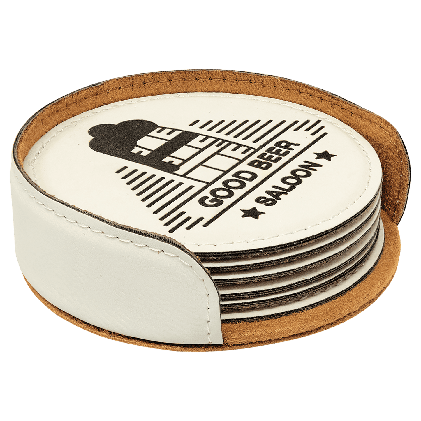 Leatherette Coaster