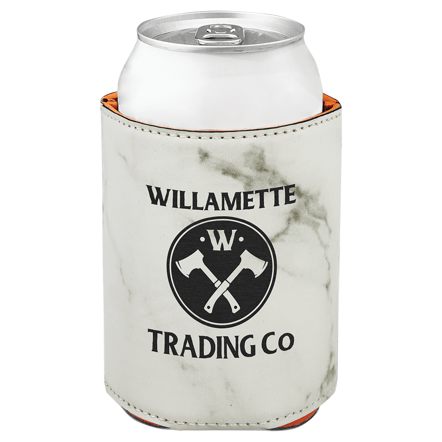 Customizable Leatherette Beverage Holder - Koozie