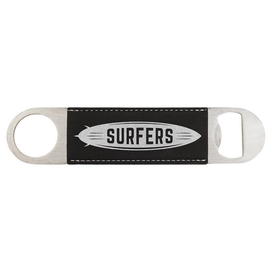 Customizable Leatherette Bottle Openers