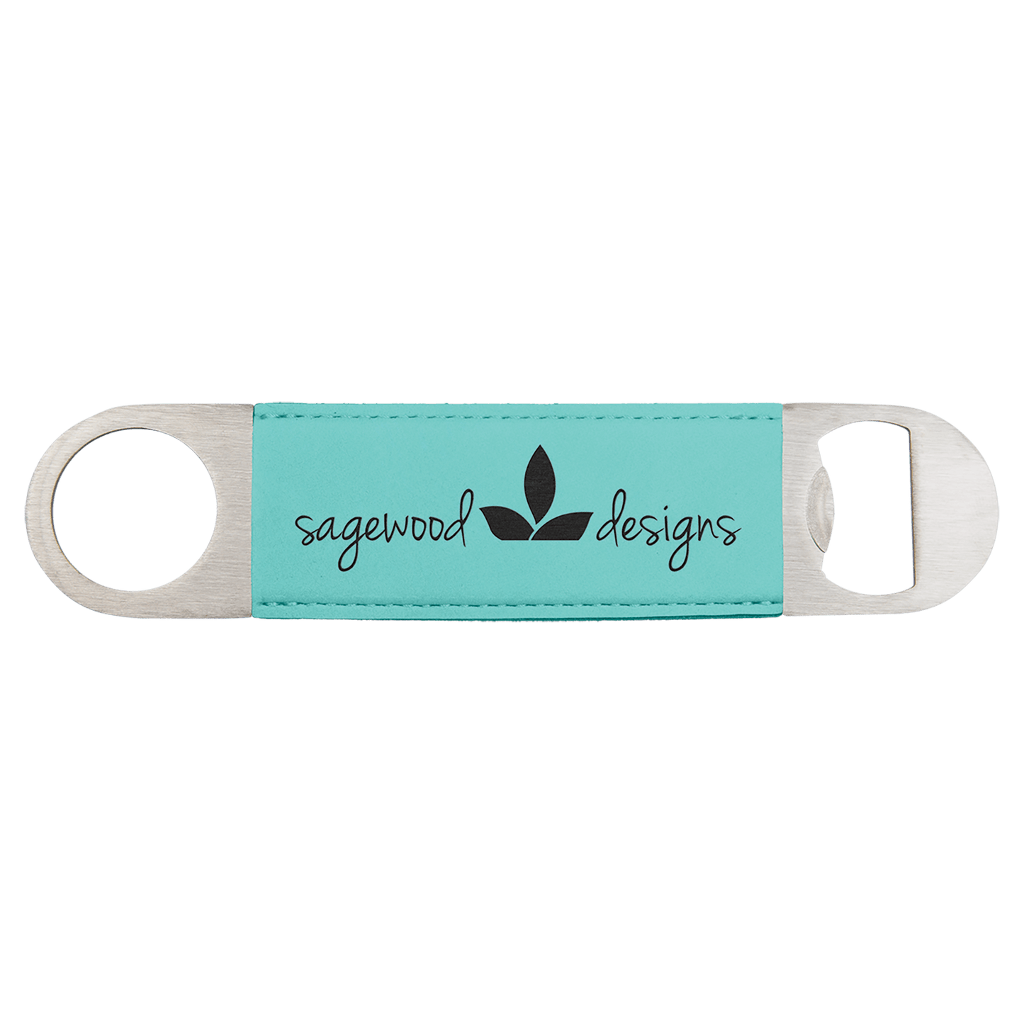 Customizable Leatherette Bottle Openers