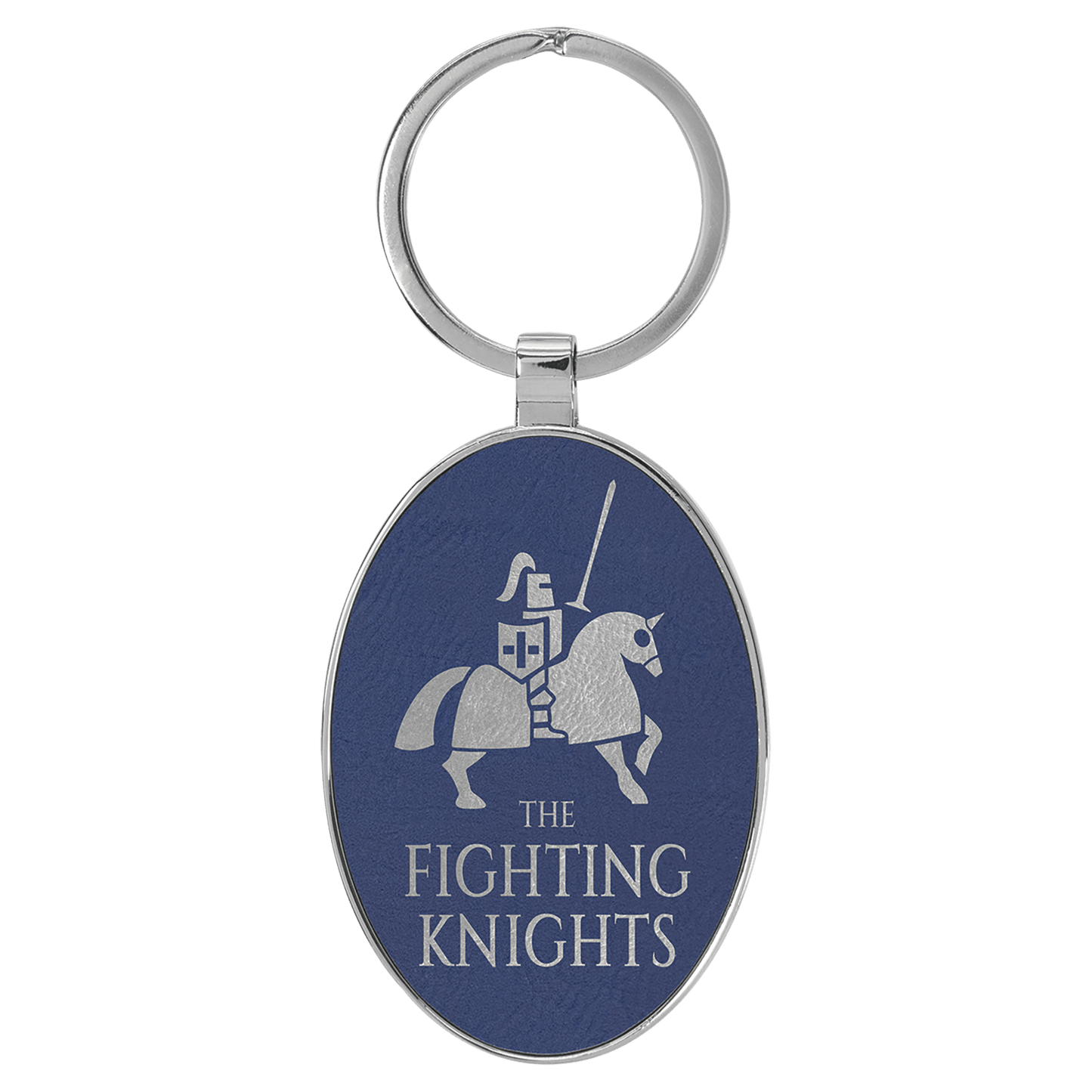 Leather Keychain - Round