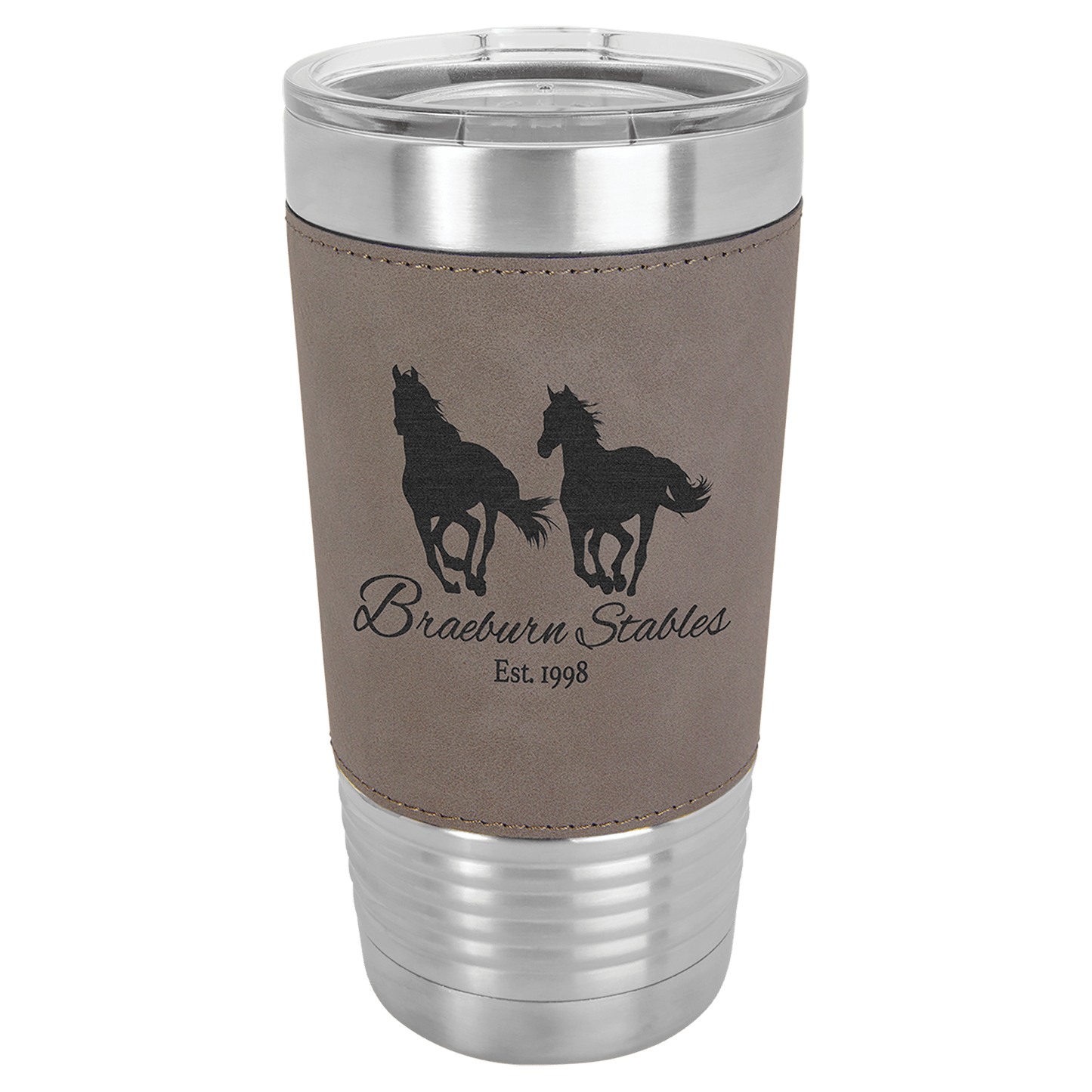 Customizable Leatherette Tumblers
