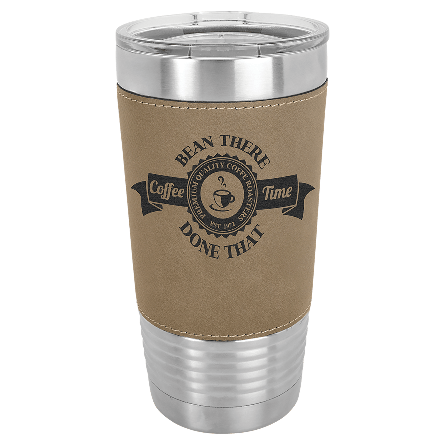Customizable Leatherette Tumblers