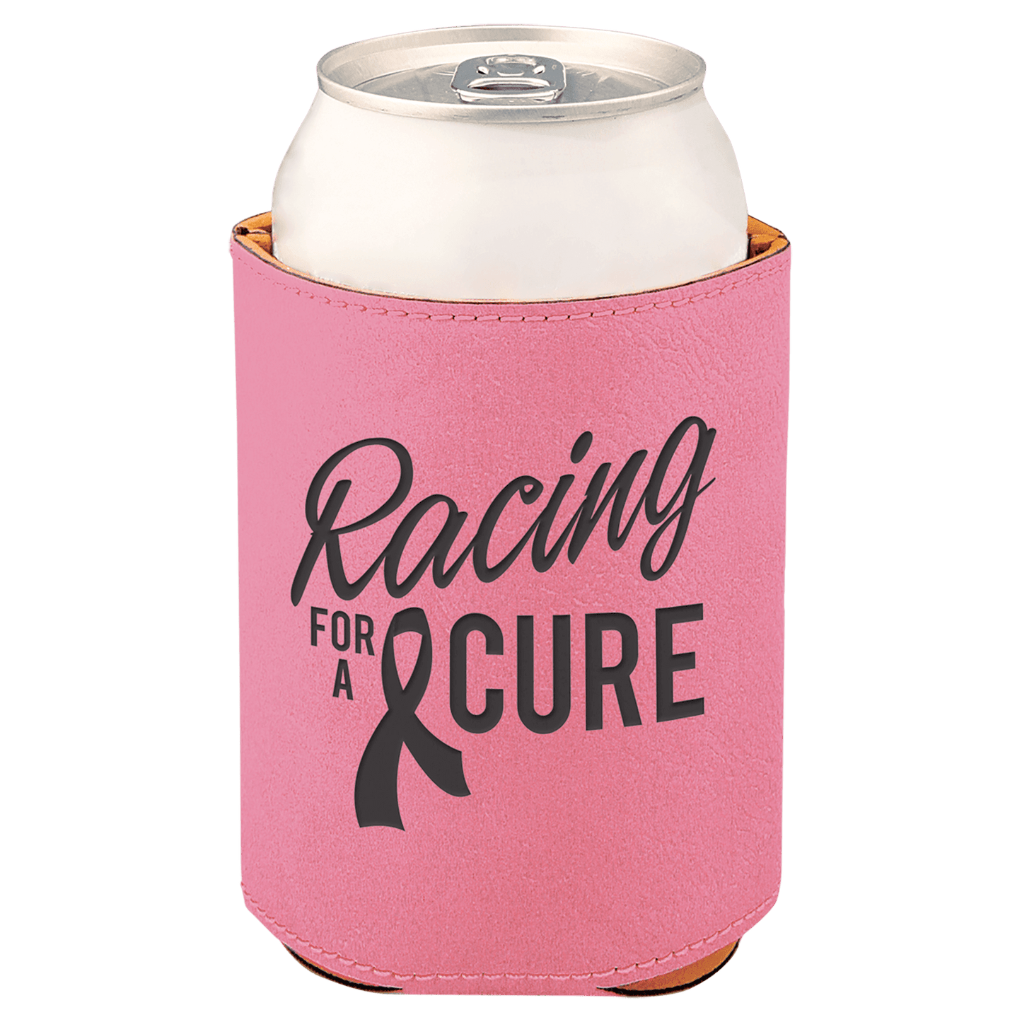 Customizable Leatherette Beverage Holder - Koozie